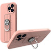 Husa telefon Hurtel Ring Case, suport deget, stand, roz, compatibil cu iPhone 12 Pro