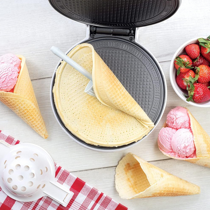 Aparat pentru Gofre și Conuri de Înghețată - Waffle Maker