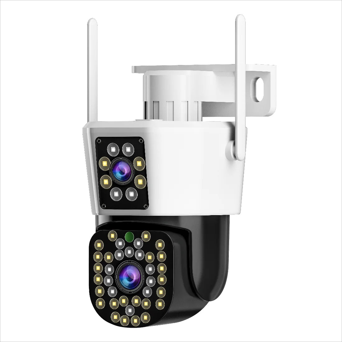 Camera Dubla Jortan - 6MP, Full HD 4K, LAN/WiFi cu Alarma, Detectare Umana, Recunoastere Faciala, IP 66