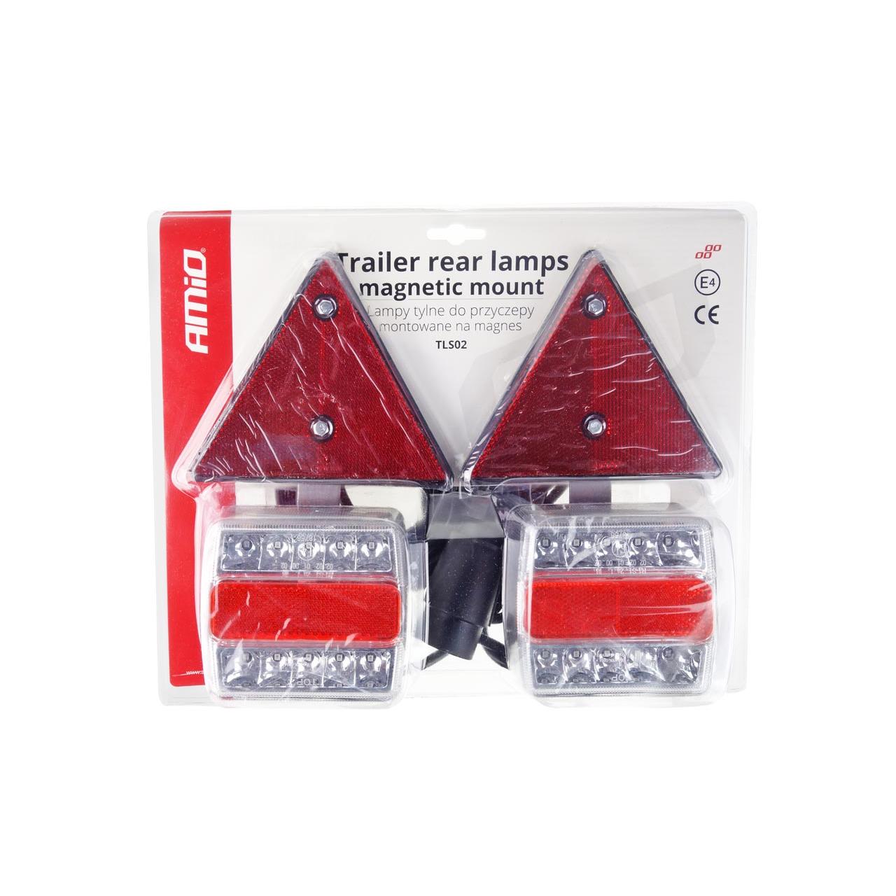 Lampi spate cu magnet pentru remorca 02140-2