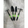 Set 4 Unelte de Gradina Flippy, pentru Plantare Prelucrare Sol si Ingrijire Plante, Material PVC carbon, Negru Verde-0