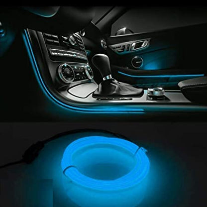 Bandă LED Ambient pentru Interior Auto – Goshop, 5 metri, Roșu-Portocaliu