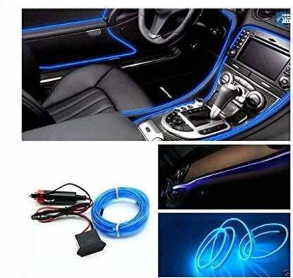Bandă LED Ambient pentru Interior Auto – Goshop, 5 metri, Roșu-Portocaliu