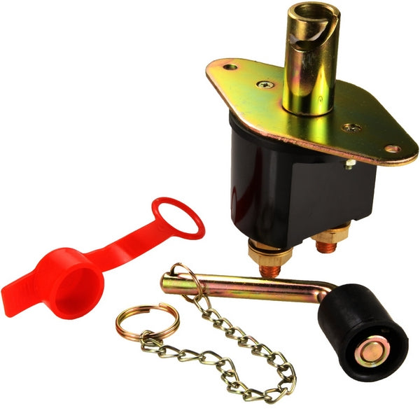 Intrerupator "Contact General" dimensiune MARE pentru Camioane, 12V - 24V, cu cheie metalica-1