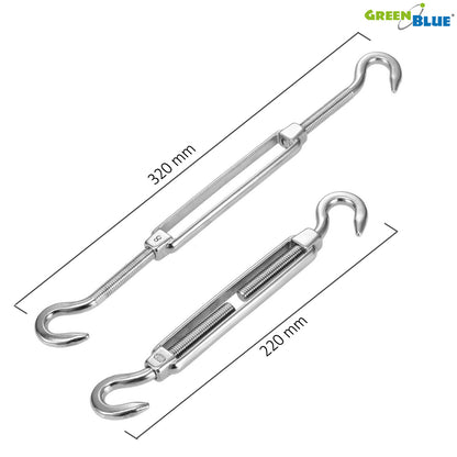 Set montaj Umbrar de Gradina din INOX GB508, 9 piese-4