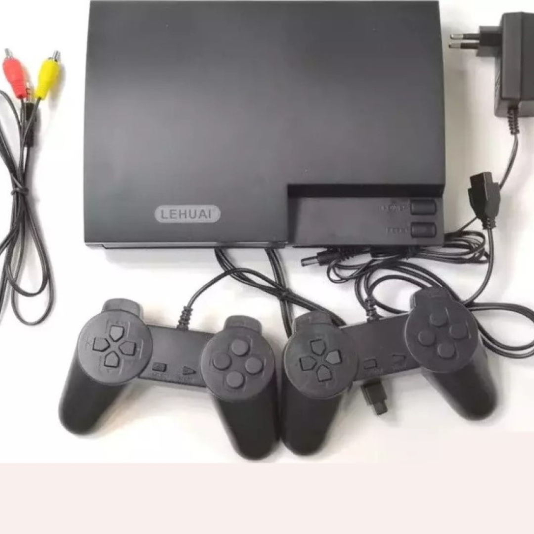 Consola Gaming LEHUAI V-009 P III STATION - 600 in 1, cu 2 controllere