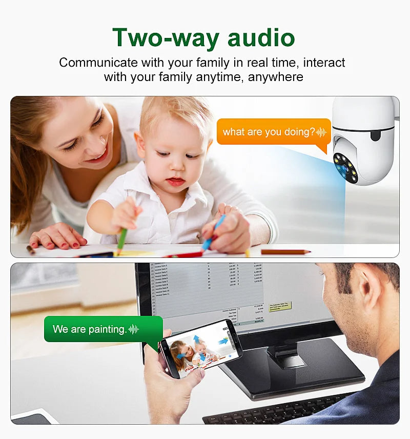 Camera Jortan WI-FI,pentru interior,cu LED uri,cu detectare automata a miscarii
