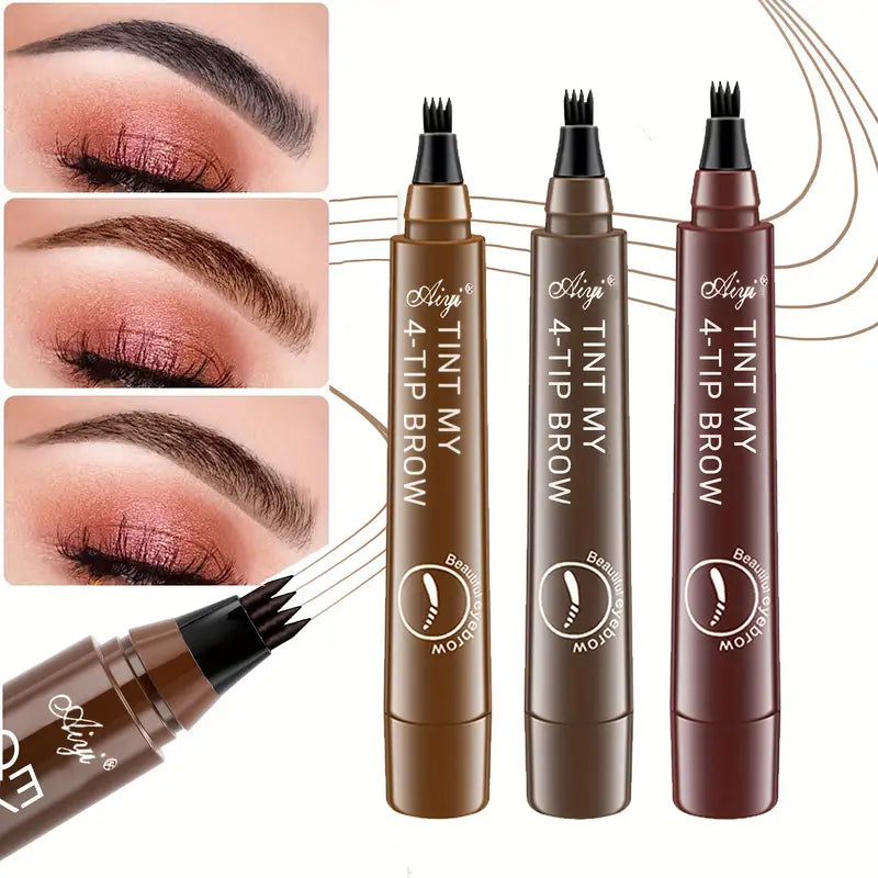 Creion rezistent la apă pentru sprâncene cu efect de microblading