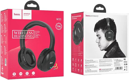 Casti Wireless On-Ear HOCO W33, Type-C, Bluetooth 5.0, Baterie 250mAh, Albastru