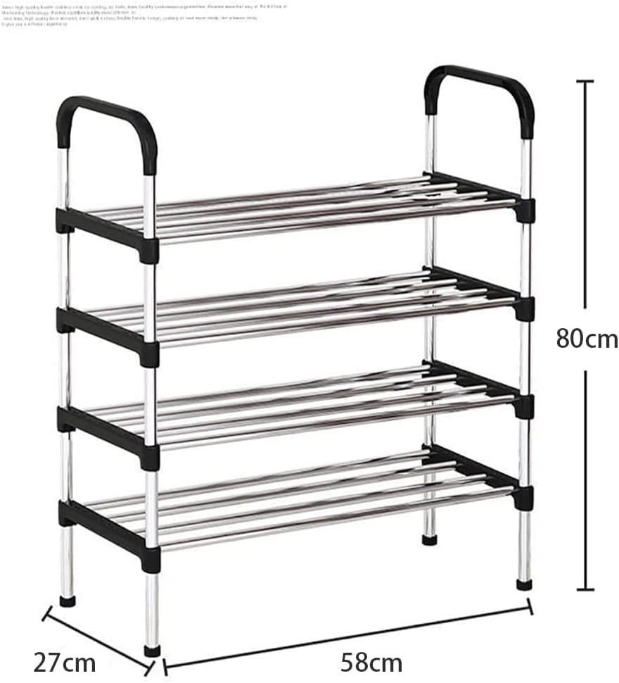 Organizator pantofi cu 5 niveluri – Raft reglabil pentru depozitare în hol, dormitor sau dressing