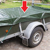 Prelata Impermeabila cu ochiuri metalice de prindere, dimensiune 6,0m x 8,0m, densitate 120g/m2, culoare verde-0