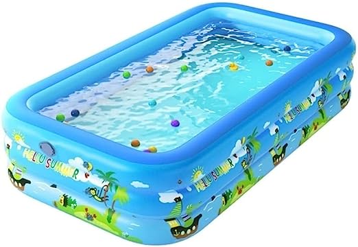Piscina gonflabila pentru copii si adulti, cu 3 straturi si fund dublu - 5 dimensiuni