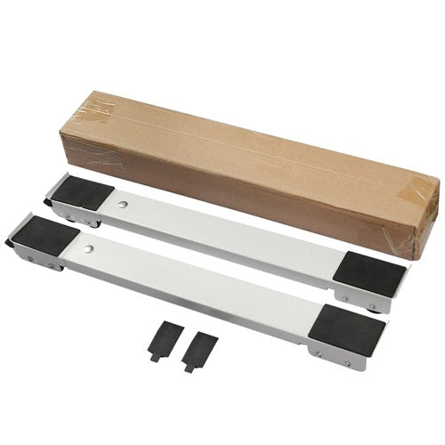 Set Suport Reglabil cu Roti pentru Mutat Mobila, Flippy, Dimensiune Reglabila, Greutate Maxima 330kg, Benzi Antiderapante, cu Frana, Alb Negru-9