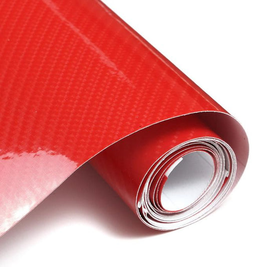 Folie colantare auto Carbon 5D Lacuit Rosu (3,0m x 1,52m)-1
