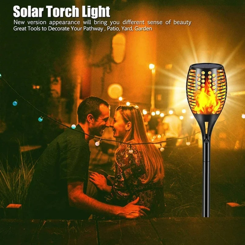 SET 10 bucati Torta LED cu panou solar, efect de flacara, design oriental,52 de cm inaltime