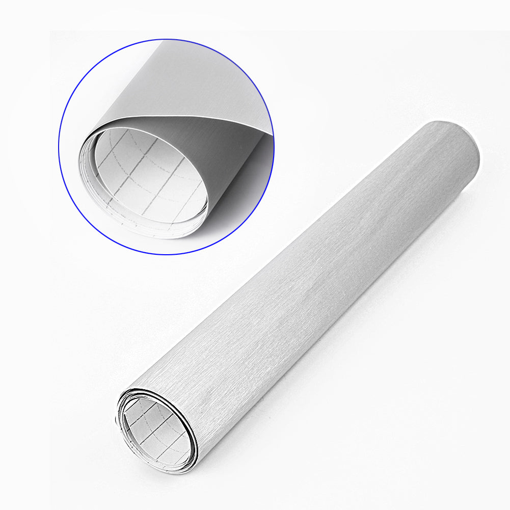 Folie colantare auto Aluminiu Polisat Argintiu (1m x 1,52m)-3