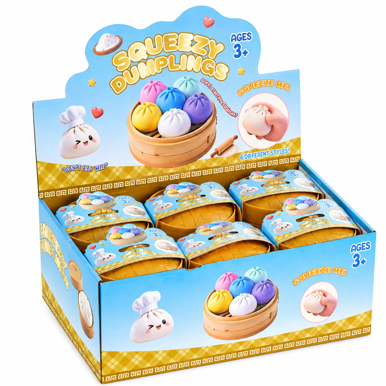 Jucărie Antistres Mystery Squishy Dumpling – Colecționează-le pe Toate! 🥟✨