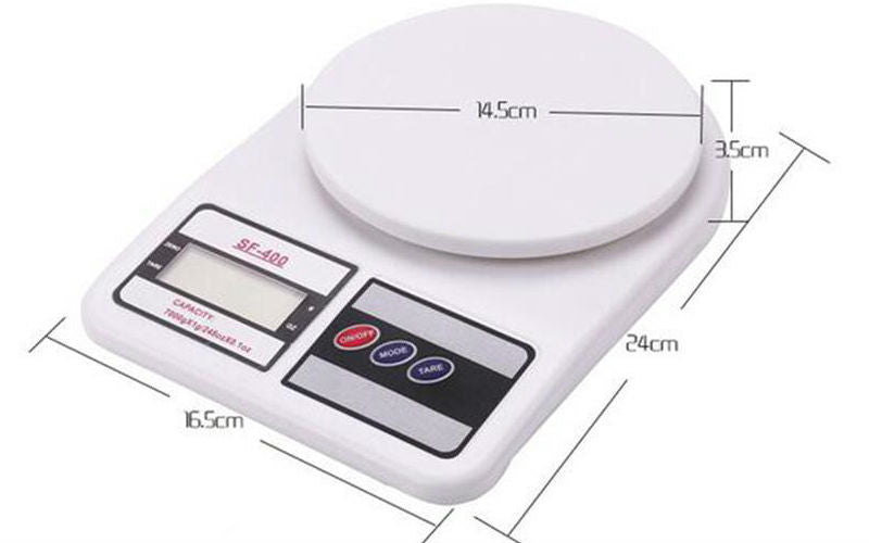 OFERTA 1+1 - Cântar de Bucătărie Digital SF-400 – Precizie 1g, 10 kg, Afișaj LCD, Funcție TARA