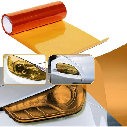 Folie protectie faruri / stopuri auto - Orange (pret/m liniar) - 034-1