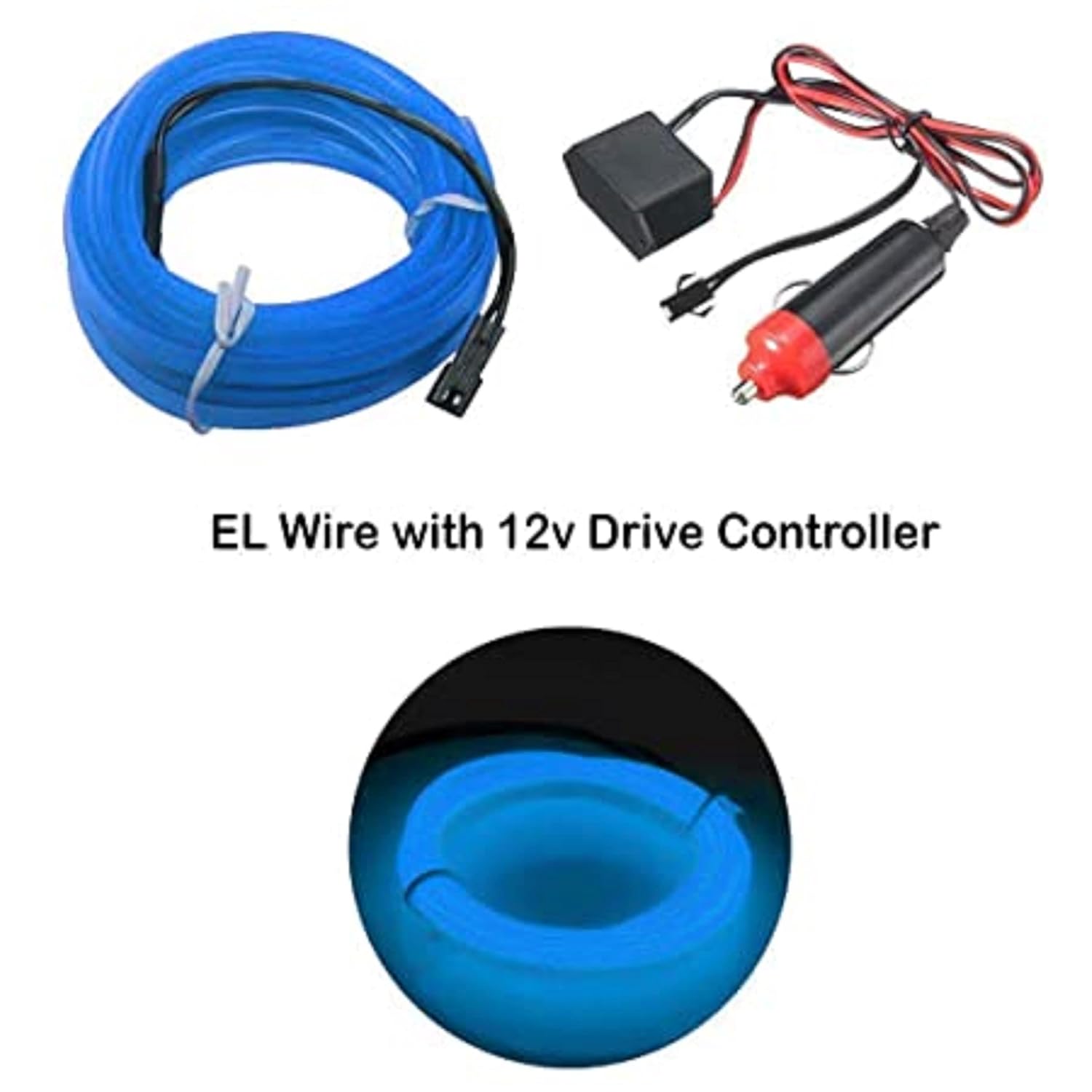 Bandă LED Ambient pentru Interior Auto – Goshop, 5 metri, Roșu-Portocaliu