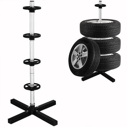 Suport vertical pentru depozitare roti, jante de la 13" la 17"-0