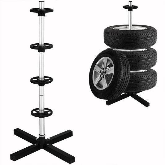 Suport vertical pentru depozitare roti, jante de la 13" la 17"-0