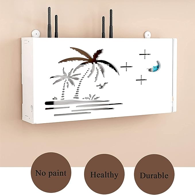Raft de perete pentru router 35x25x9cm