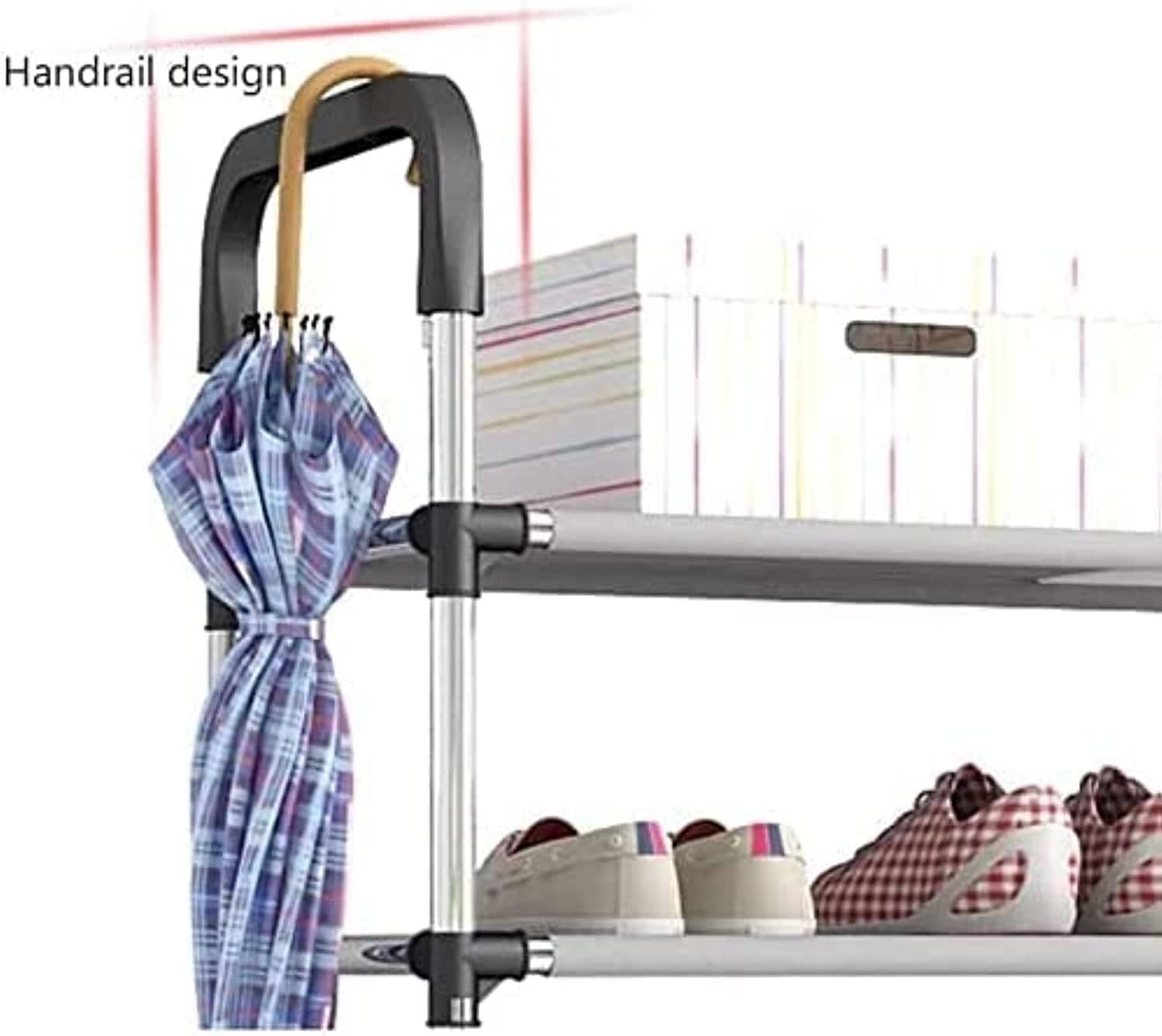 Organizator pantofi cu 5 niveluri – Raft reglabil pentru depozitare în hol, dormitor sau dressing
