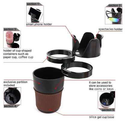 Suport pahar Multifunctional 5-in-1, Smart Cup-4