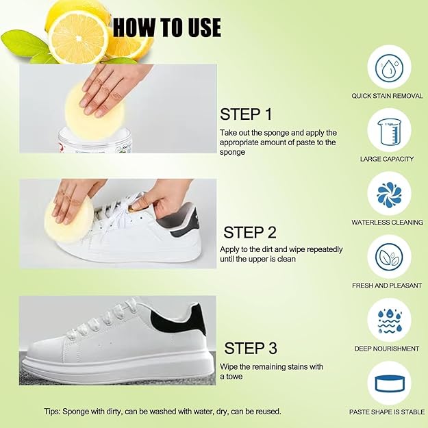 OFERTA 1+1 x Crema Magică Multifuncțională de Curățare Pantofi și Suprafețe