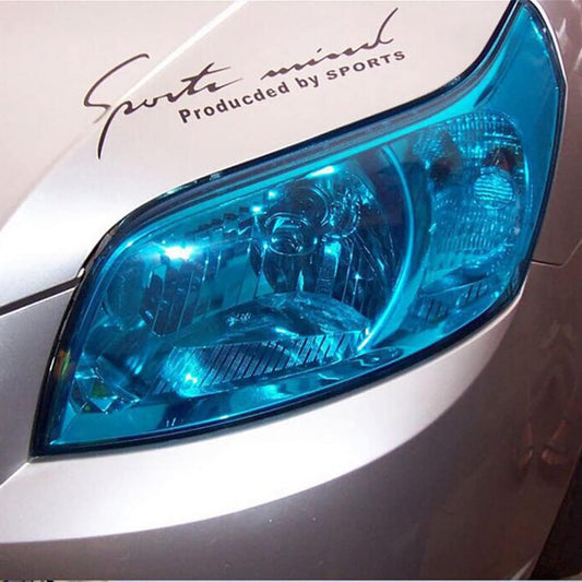 Folie protectie faruri / stopuri auto - Albastru (pret/m liniar) - 053-1