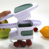 Tocator manual de legume 2in1 depozitare usturoi zdrobit