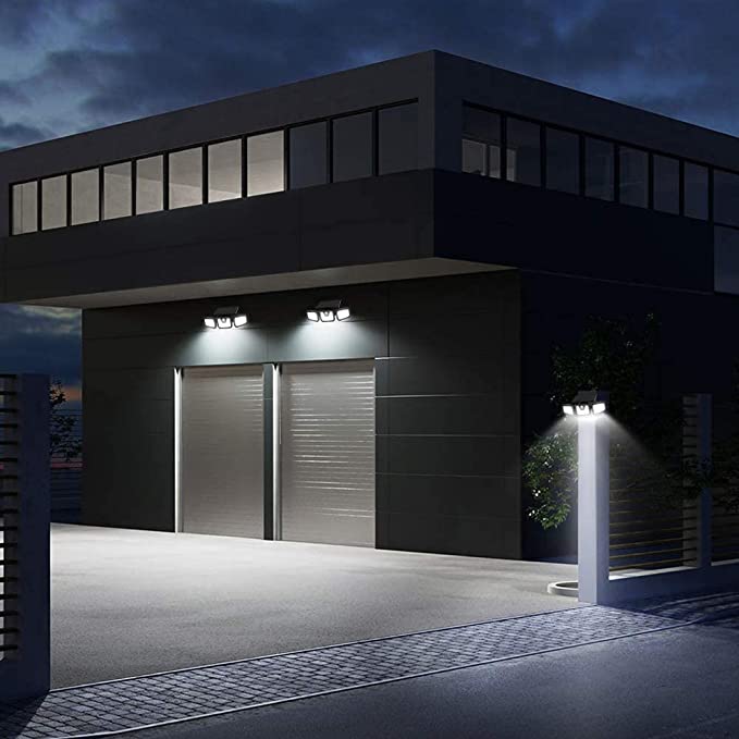 Lampa Solara LED, reglabila, model TRIO, cu senzor crepuscular si senzor de miscare-3