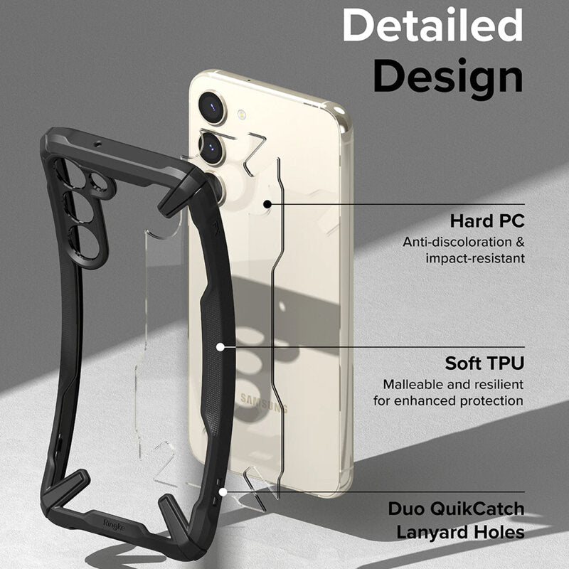 Husa Ringke Fusion X Design pentru Samsung Galaxy S23 Plus - Camo Black