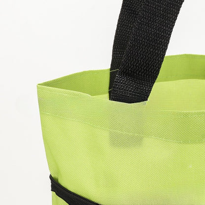 Geanta Pliabila, Flippy, 2 in 1, Carucior cu Roti, pentru Cumparaturi, 19 l, Verde, Plastic, 39 x 46 x 12 cm-5