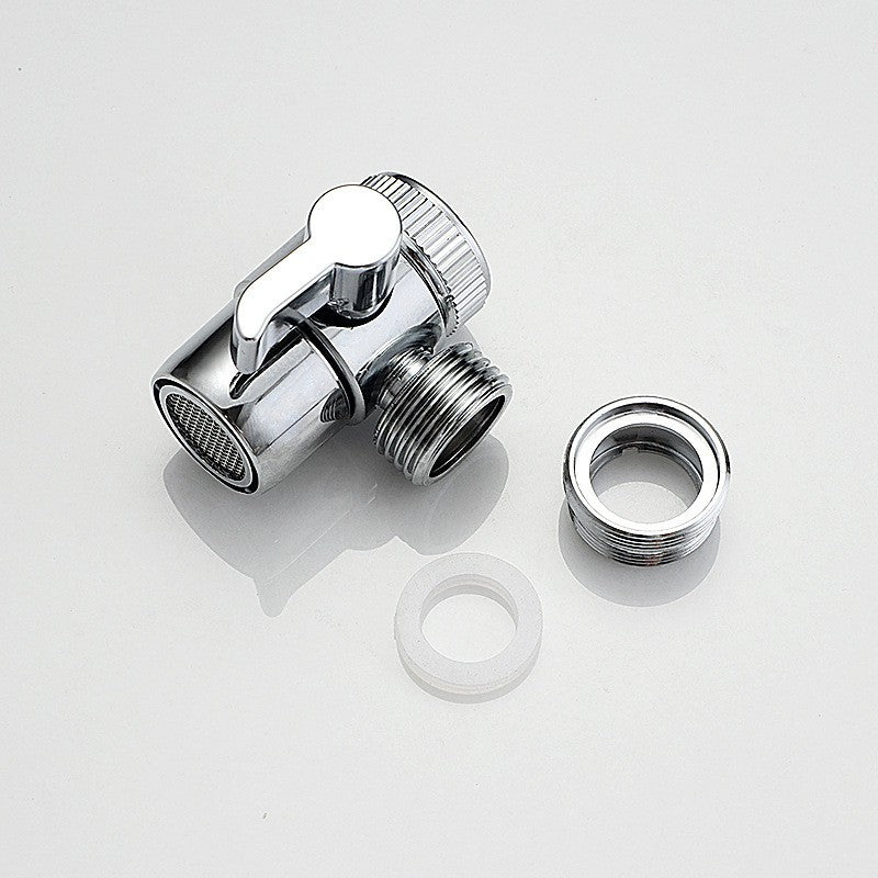 Set Extensie de Dus, Flippy, pentru Baterie Baie sau Bucatarie, 4 Piese, Filtru de Ioni Negativi, Furtun Flexibil de 3 Metri, Argintiu-1