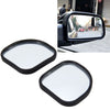 Set 2 Oglinzi unghi mort cu reglaj 360°, auto-adezive, forma neregulata-0