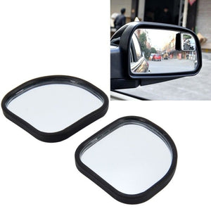 Set 2 Oglinzi unghi mort cu reglaj 360°, auto-adezive, forma neregulata-0