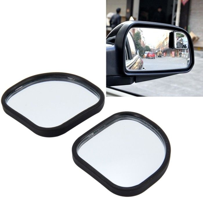 Set 2 Oglinzi unghi mort cu reglaj 360°, auto-adezive, forma neregulata-0