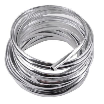 Rola Ornament Auto de tip "U" pentru muchii sau grila ventilatie, 15m liniari, culoare Crom SILVER-1