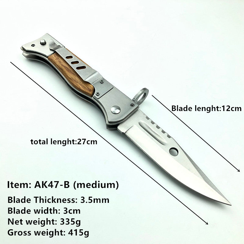 Cutit Militar de Buzunar cu arc, AK-47, Marime M