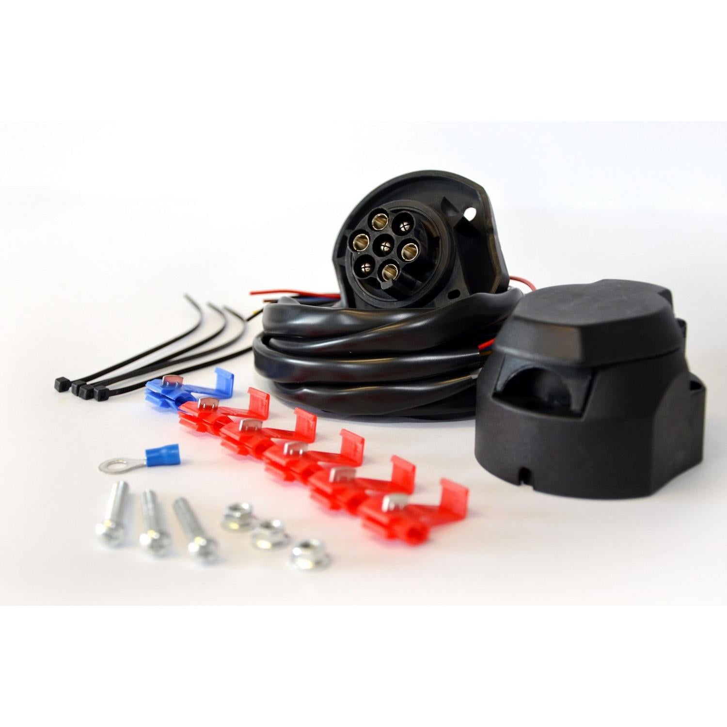 Kit cablaj pentru montaj carlig remorca, priza cu 7 pini, lungime cablu 1,5m-1