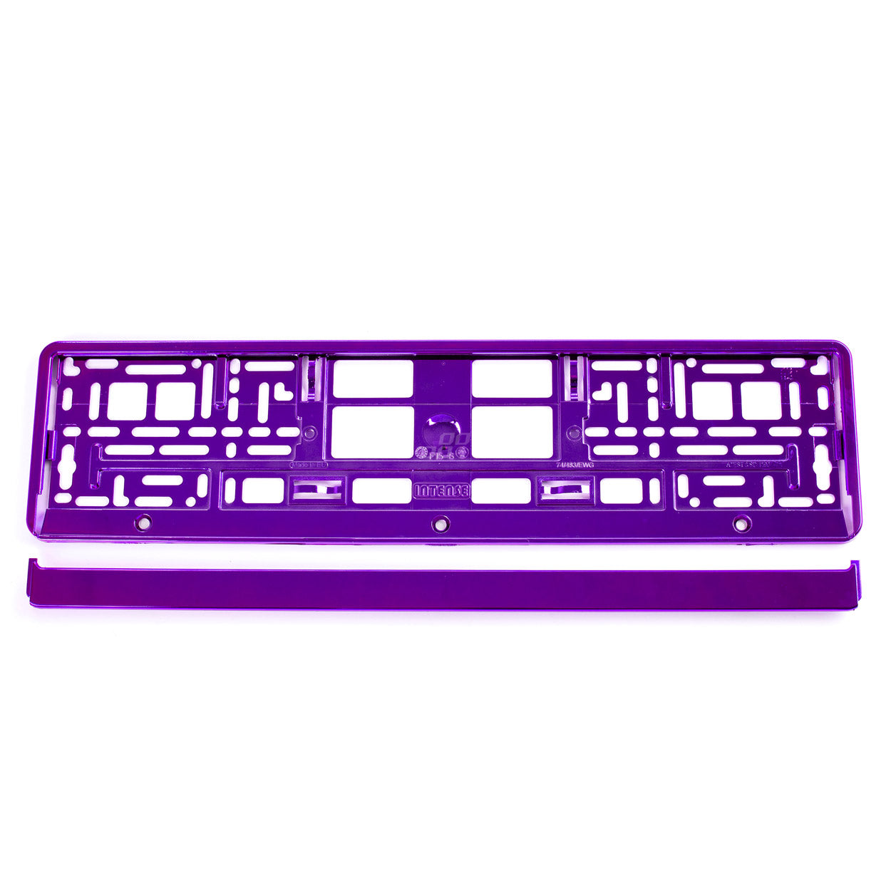 Suport numar inmatriculare din plastic, calitate Premium, culoare VIOLET-1