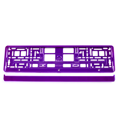Suport numar inmatriculare din plastic, calitate Premium, culoare VIOLET-1