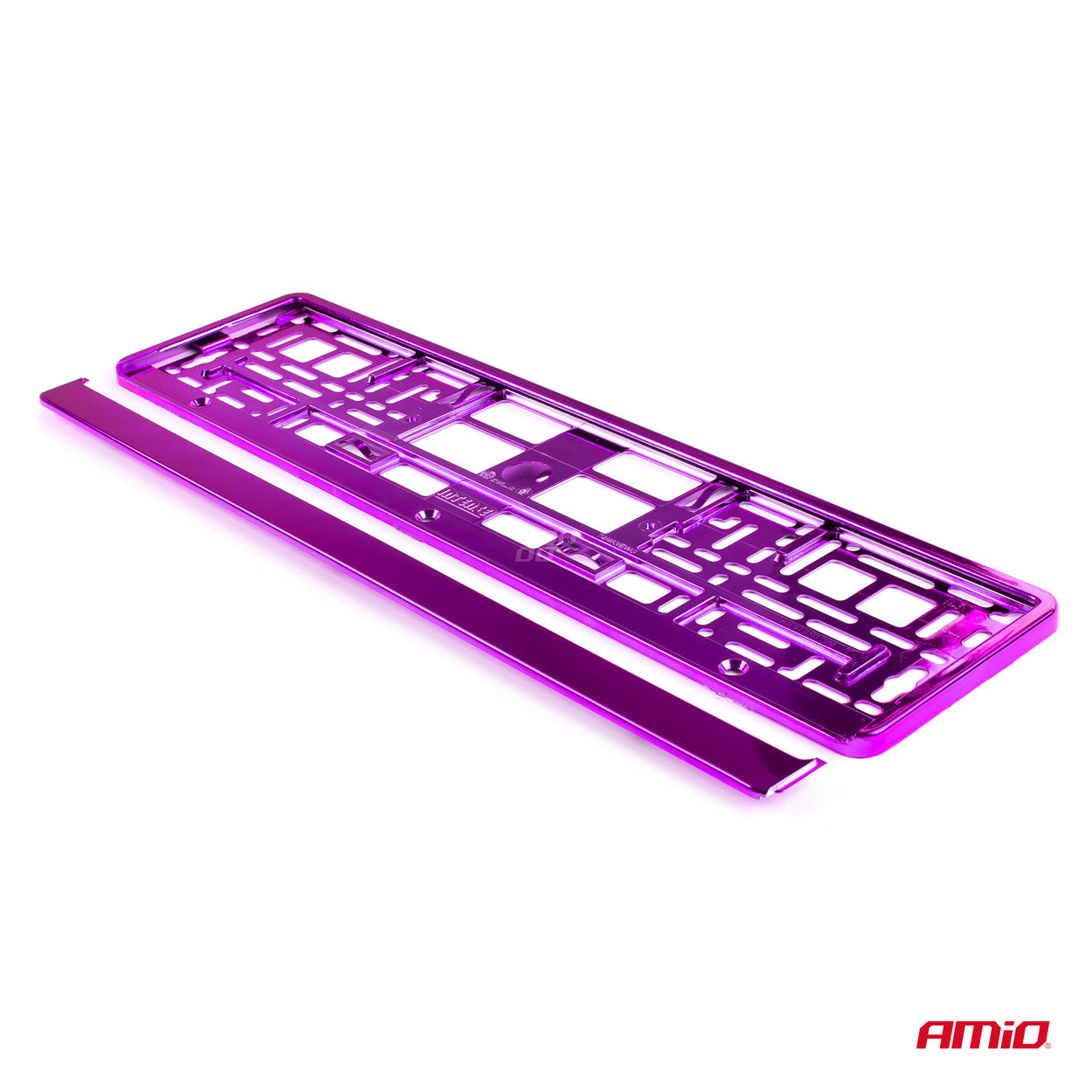 Suport numar inmatriculare din plastic, calitate Premium, culoare VIOLET-2