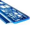 Suport numar inmatriculare din plastic, calitate Premium, culoare ALBASTRA-0