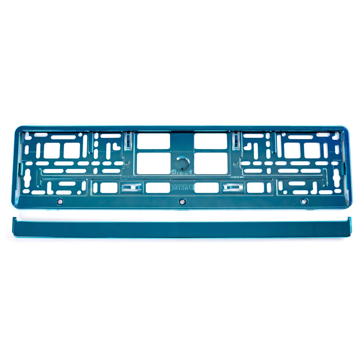 Suport numar inmatriculare din plastic, calitate Premium, culoare TURQUOISE-1