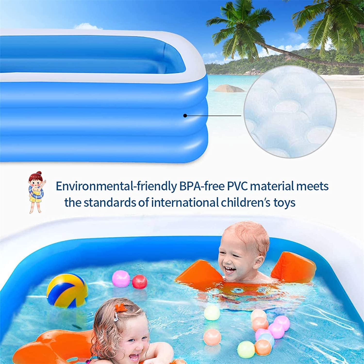 Oferta 3in1: Piscina Gonflabila XXL + Hamac + Boxa Portabila