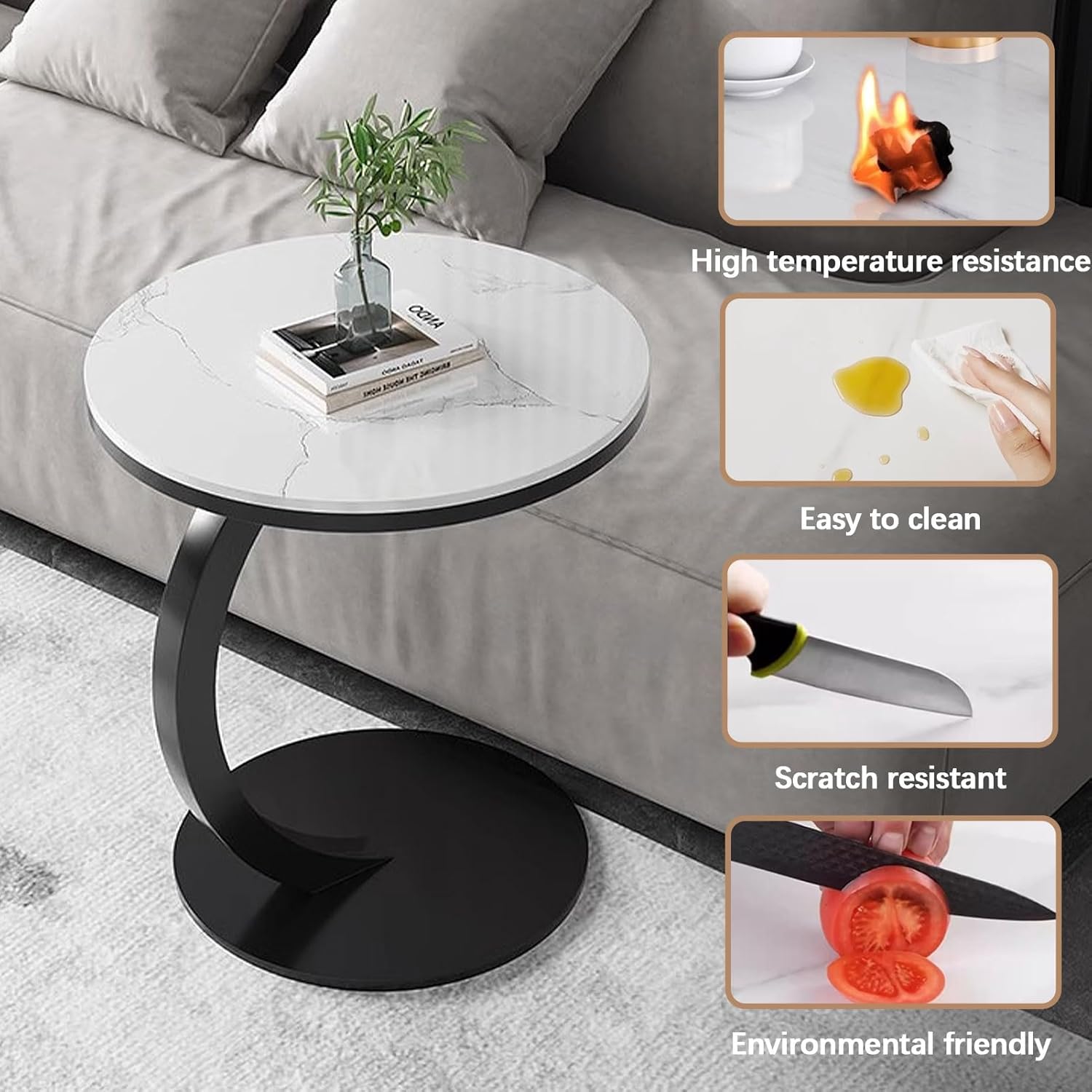 Masuta de Cafea pentru Living, Design Nordic și Minimalist, 60x40 cm