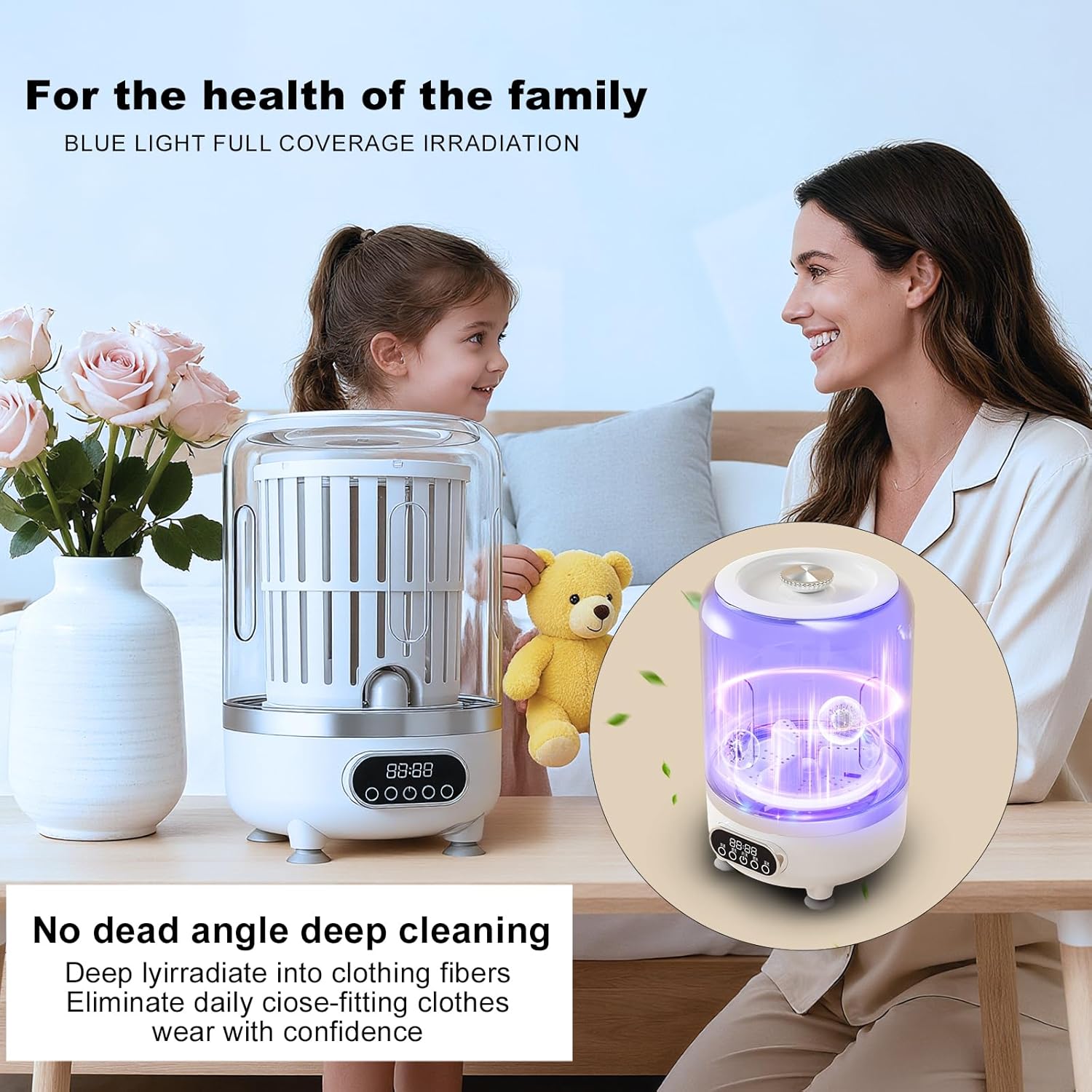 Mini Mașină de Spălat Portabilă 3L cu Stoarcere – Compactă, Wireless și Ideală pentru Lenjerie &amp; Șosete